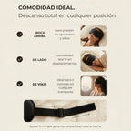 Comodidad ideal en cualquier posición — antifaz Somnio
